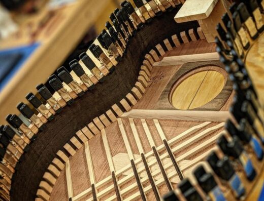 The Voiced Guitar: A 7-Session Scientific Acoustic Guitar Build